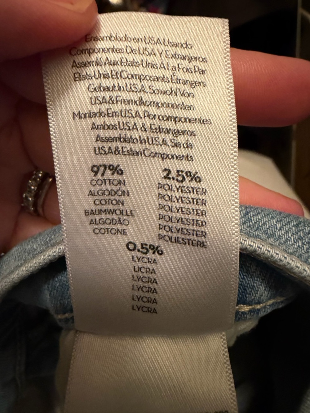 MOTHER Women’s Light Blue Jeans - Picture 9 of 10